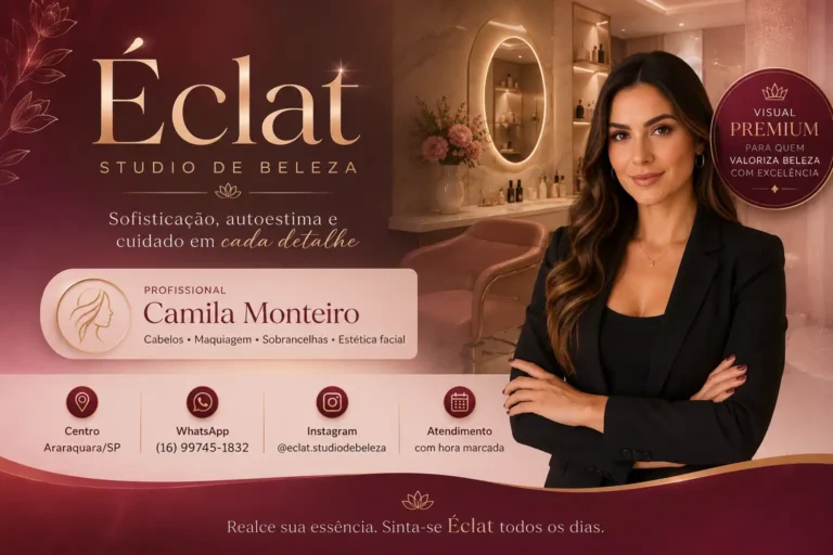 Éclat Estúdio de Beleza – Ilustrativo – Plano Luxo
